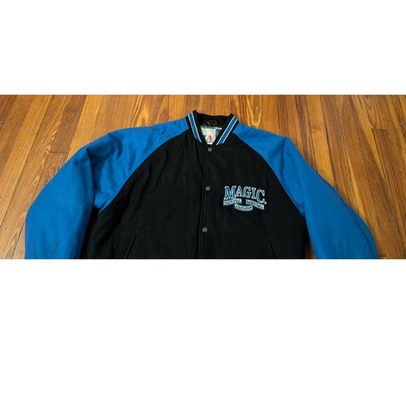 Logo Athletic VTG Orlando Magic Blue Mens XL Varsity Style Jacket - Picture 4 of 9